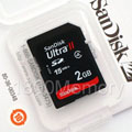 SanDisk 2GB Ultra II Secure Digital SD Memory Card (100X) R2 SanDisk 2GB Ultra II Secure Digital SD Memory Card (100X) R2