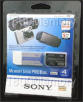 Sony 4GB Memory Stick Pro Duo Mark2 with Adapter Sony 4GB Memory Stick Pro Duo Mark2 with Adapter