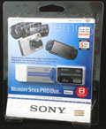 Sony 8GB Memory Stick Pro Duo Mark2 with Adapter Sony 8GB Memory Stick Pro Duo Mark2 with Adapter