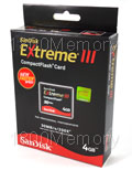 SanDisk 4GB Extreme III Compact Flash CF Card (200X) R2 SanDisk 4GB Extreme III Compact Flash CF Card (200X) R2